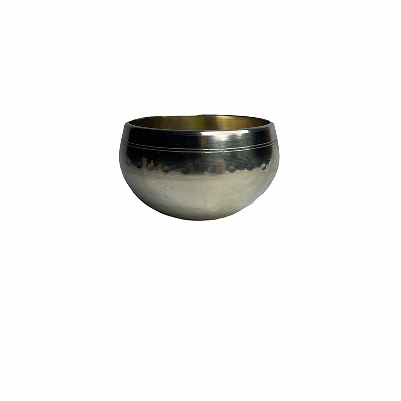 کاسه تبتی فلزی طلایی براق چکش خورده Gold Metal Tibetan bowl کاسه تبتی فلزی طلایی براق چکش خورده Gold Metal Tibetan bowl